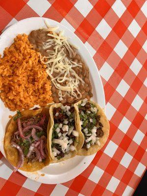 3 taco plate