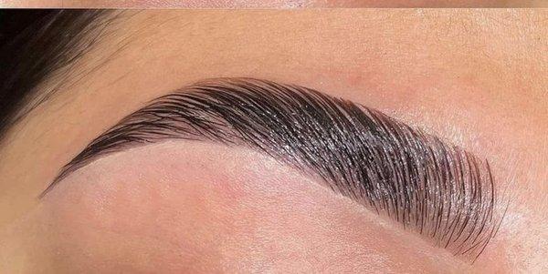 First time clint's offer      FREE eyebrows shaping when you get lamination and tinting for first time with us .