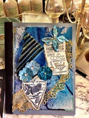 mixed media journal book. no duplicates.