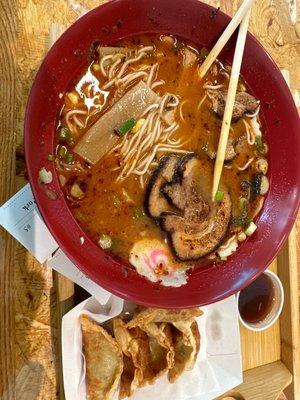 The Tonkatsu ramen! My first experience at Poke World didn't disappoint! Excellent food!!