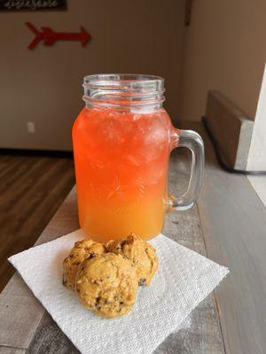 Beach Beauty and oatmeal protein cookies