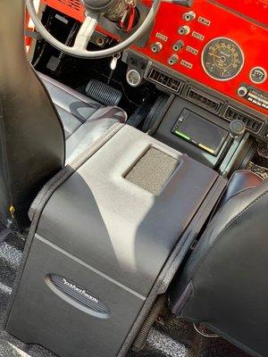 68 CJ-5  After Picture of Custom center console