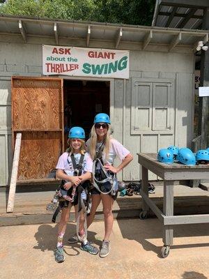 They loved the zip lines