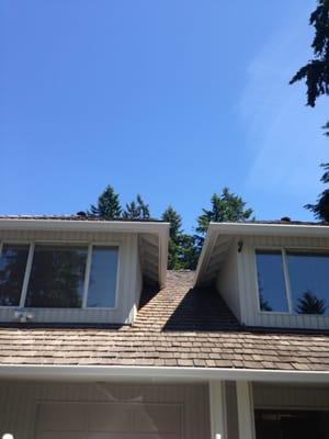 Gutter job for customer in woodinville