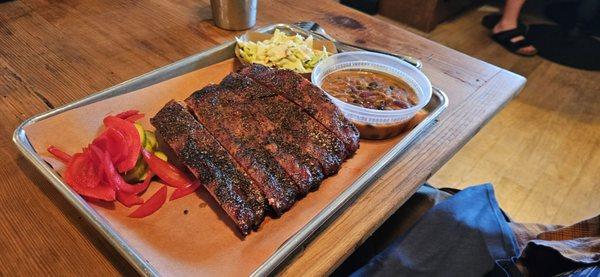 1/2 rack of St. Louis BBQ ribs