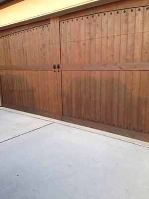 Beautiful custom garage door