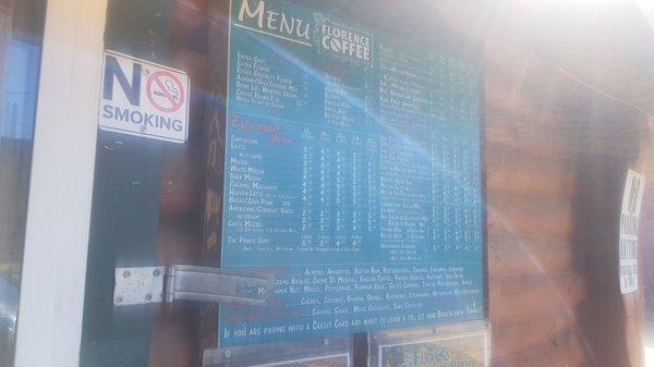 Huge menu!