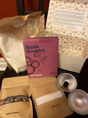 Everything you need to make the bath bombs