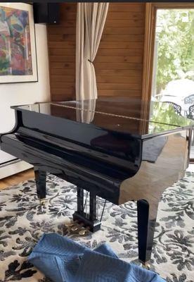 Baby grand piano