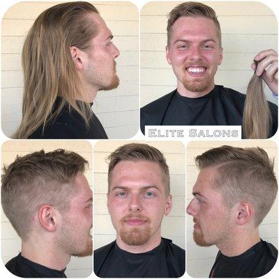 Male haircut