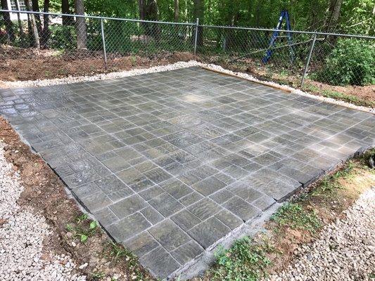 Paver patio