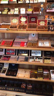 Great selection of buy 1 get 1 free cigars