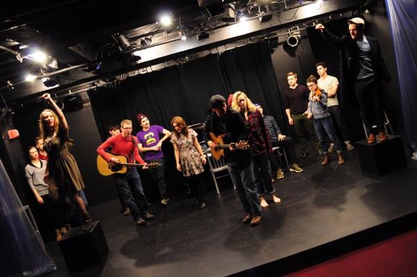 Twelfth Night in rehearsal at The Tank