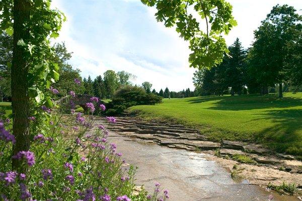 Niagara Escarpment flow on Hole #6 Tee