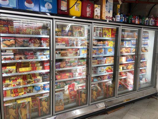 Frozen beef section