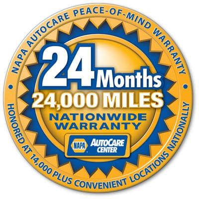 24,000 Mile Warranty