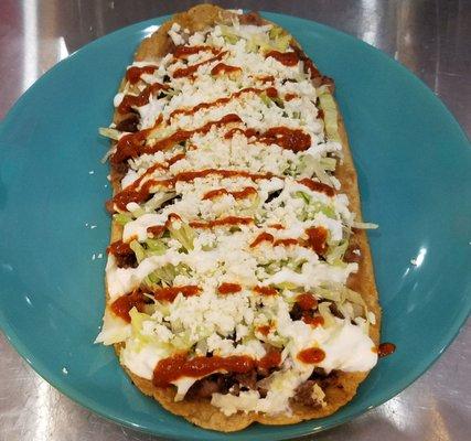 Huaraches realmente grandes y deliciosos!