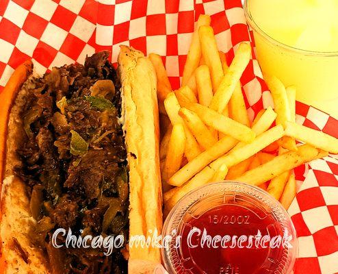 Chicago Mikes Cheesesteak combo