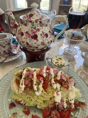 $16 for this very  tiny wedge salad. (In my opinion Extremely overpriced).