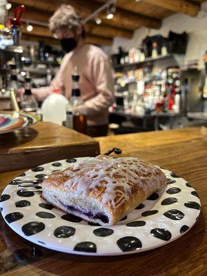 Blueberry danish