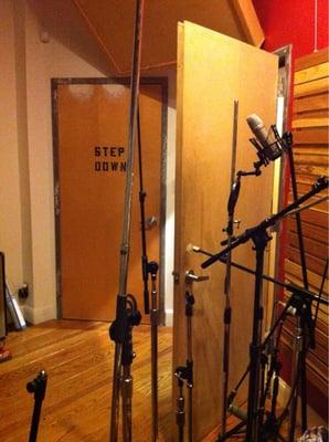 Clean and cool recording studio