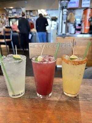 Different flavored margs