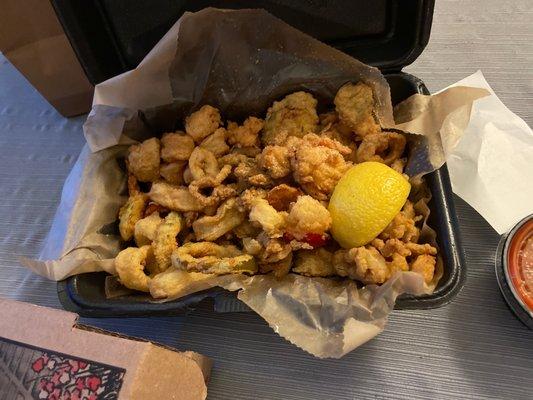 Fried calamari app