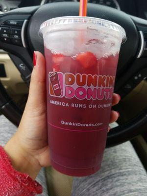 BlackBerry tea w/ strawberries