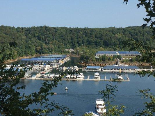 A view of the marina from the State Park Resort