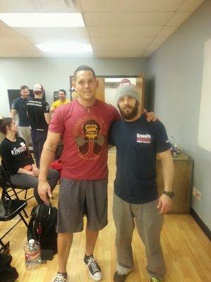 Coach Cole and Chris Spealer at the CrossFit L-2 Certification