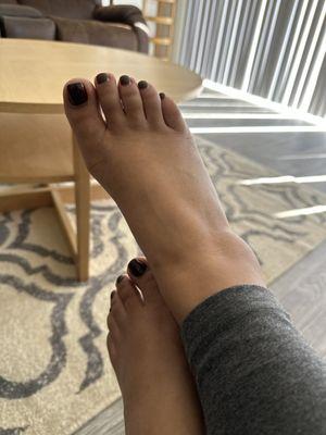 I had a regular gel pedicure