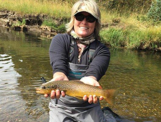 River fishing in Estes Park