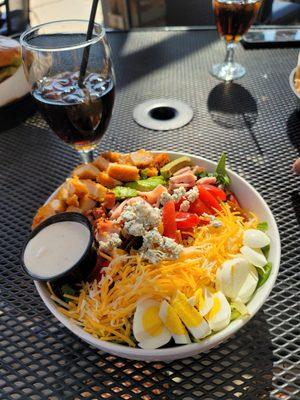 My big Cobb salad. It was delicious!