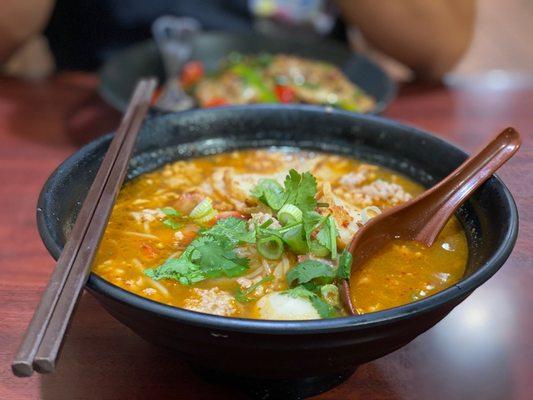 L. Tom Yum Noodle Soup