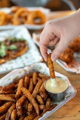 Spicy Pickle Fries