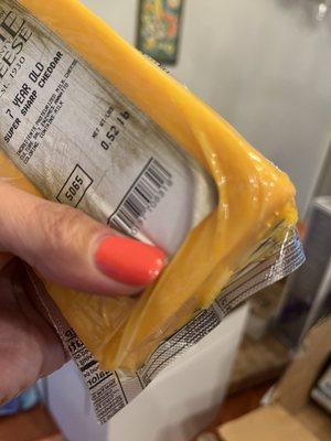 Spoiled Ashe County cheese