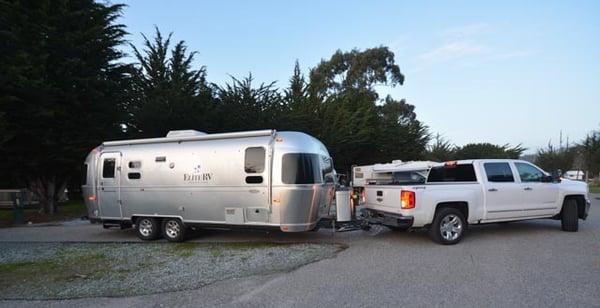 A delivery of the 25' Flying Cloud for a 5-person family vacation at Costanoa