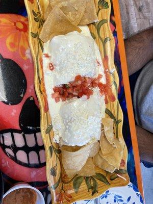 Shredded Pork Wet Burrito