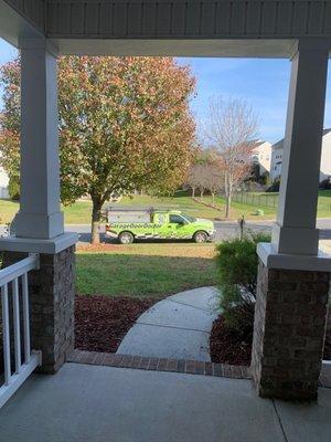 Green truck