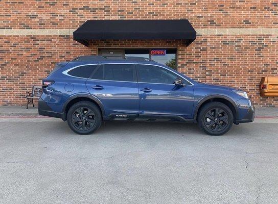 XR Plus Ceramic window tint on the front doors.