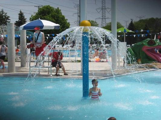 Large kids area is just one of the great amenities at Oriole Park Aquatic Center