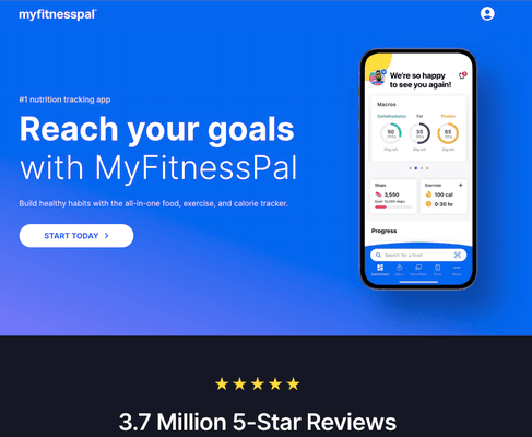 Website development and mobile app development provided for MyFitnessPal, the number 1 nutrition tracking mobile app.