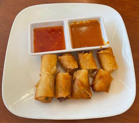 Egg 3. Crispy Veggie Spring Rolls