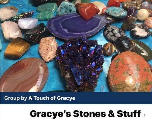 Shop for beads on our Facebook group page-Gracye's Stones & Stuff also on Instagram-atouchofgracye