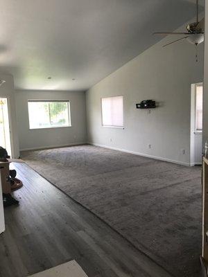 my living room to front door