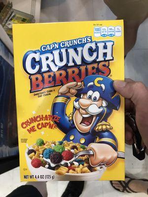 Baby boxes of Cap'n Crunch