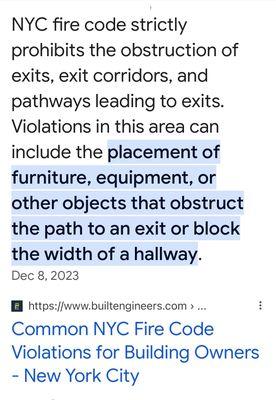 Fire codes are for losers!