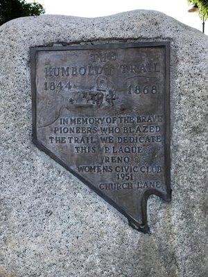 Humboldt Trail marker