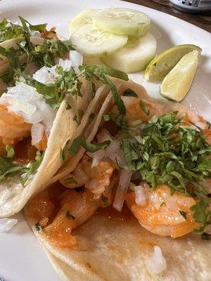 Shrimp tacos