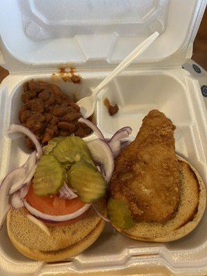 Va hospital fish sandwich